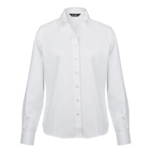 Blusa Oxford manga larga Mujer