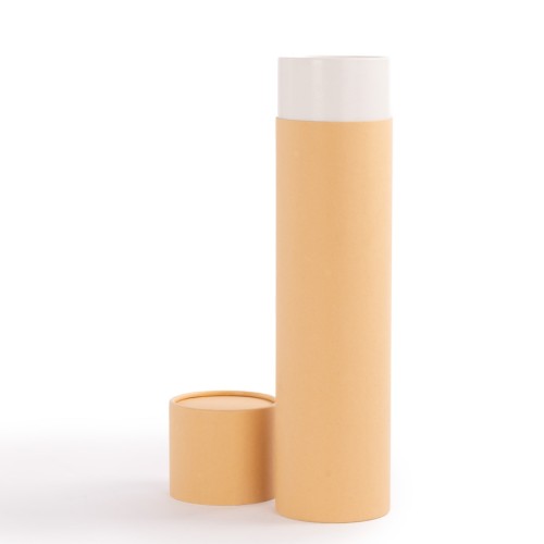 Caja tubular grande de cartón con tapa, para regalos. 2L