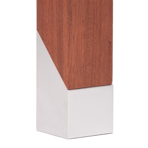 Bloque Trofeo de Acero y Madera 