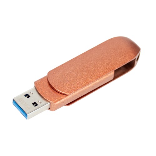 Pendrive giro encobrizado OTG USB 3.0 / Type C, 64GB